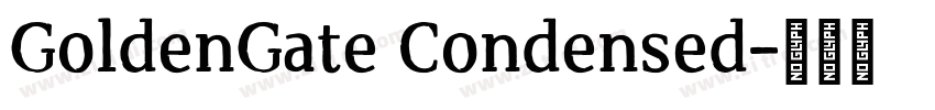 GoldenGate Condensed字体转换